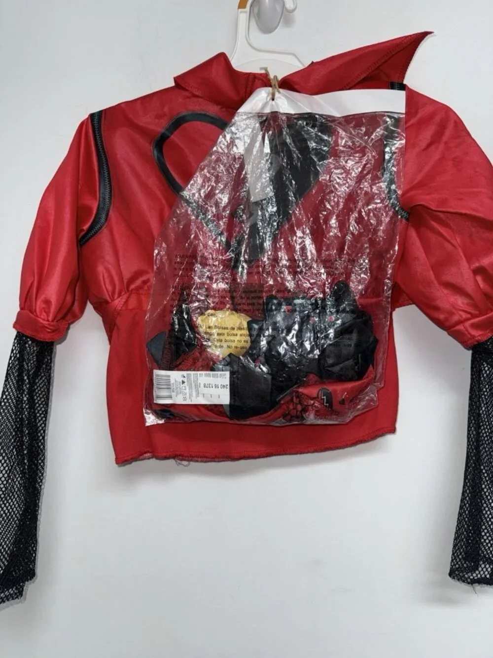 Disney Descendants 4 Rise Of Red Costume Girls Deluxe Halloween Outfit S 4-6X - Picture 6 of 8